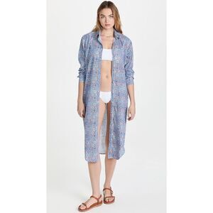 Solid & Striped The Eyelet Oxford Maxi Dress Size XL Swim Cover Up $250.00